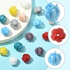16Pcs 8 Colors Handmade Lampwork Beads LAMP-FS0001-25-2