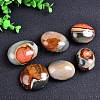 Natural Ocean Jasper Oval Palm Stone Reiki Polished Healing Pocket Worry Stone Crystal for Anxiety Stress Relief Therapy PW-WGFDB78-01-2