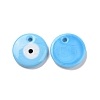 Handmade Lampwork Evil Eye Pendants LAMP-E106-02A-02-2