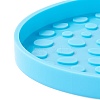 Flat Round Silicone Cup Mat Molds DIY-M039-01-4