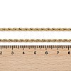 304 Stainless Steel Rope Chain Necklaces X-NJEW-F226-03G-04-2