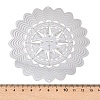 201 Stainless Steel 3D Rotating Hanging Wind Spinner STAS-B122-01P-06-3