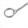 Tarnish Resistant 304 Stainless Steel Split Key Rings STAS-G085-13-2