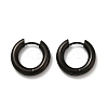 202 Stainless Steel Polishing Hoop Earrings EJEW-M106-02EB-02-4