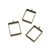 Alloy Open Back Bezel Big Pendants PALLOY-TA0021-02AB-2