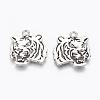 Tibetan Style Alloy Tiger Pendants X-TIBEP-Q043-298-RS-2