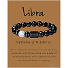 12 Constellation Round Opalite Beads Stretch Bracelets WGD22B0-06-1