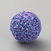Opaque Acrylic Glitter Beads FIND-CJC0010-111A-14-1