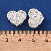 Brass Micro Pave Clear Cubic Zirconia Beads KK-S389-20S-3