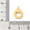 Natural Paua Shell Ring Charms STAS-P431-16G-3