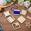 Wood Braided Cord Measure Rulers TOOL-BC0002-46-5