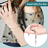 6Pcs 2 Colors Rectangle with Cross Rack Plating Brass Micro Pave Clear Cubic Zirconia Watch Band Clasps KK-BC0009-77-6