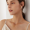 3 Pairs 3 Style Crystal Rhinestone Tulip Flower Stud Earrings with Plastic Pearl Beaded EJEW-FI0001-51-7