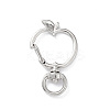 Apple Alloy Swivel Clasps X-FIND-L012-02P-1