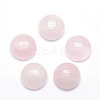 Natural Rose Quartz Cabochons X-G-P393-R20-4MM-1