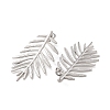 Non-Tarnish Leaf 304 Stainless Steel Stud Earrings for Women EJEW-L272-034P-06-2