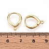 Brass Hoop Earring Finding KK-N261-63G-3