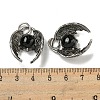 Bat Natural Obsidian Pendants G-F766-03AS-05-3