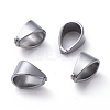 Tarnish Resistant 304 Stainless Steel Snap on Bails LS-STAS-E466-32P-1