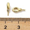 Brass Micro Pave Cubic Zirconia Cup Pearl Peg Bails Pin Pendants KK-S397-01A-3