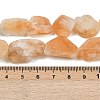 Frosted Raw Rough Heated Natural Citrine Beads Strands G-G282-A01-01-5