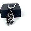 Vintage Native American 304 Stainless Steel Pendant Men’s Necklaces AR3449-5