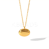 Fashion Oval 304 Stainless Steel Stud Earrings & Pendant Necklaces Sets for Women BL8928-1-5