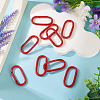 10Pcs Alloy Spring Gate Rings FIND-TA0009-25F-4