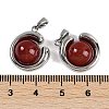 Natural Carnelian(Dyed & Heated) Pendants KK-P283-47P-3