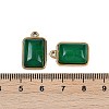Natural Green Onyx Agate(Dyed & Heated) Pendants STAS-K291-04G-06-3