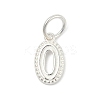 Number Series 925 Sterling Silver Charms STER-Q002-01A-1