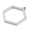 Non-Tarnish 304 Stainless Steel Laser Cut Pendants STAS-U009-04B-P-2