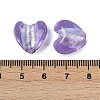 Handmade Silver Foil Lampwork Glass Beads LAMP-Q005-06-3