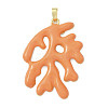 Brass Pendants KK-H076-02G-01-1