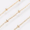 Long-Lasting Plated Brass Cable Chain Necklaces X-NJEW-K112-09G-NF-3