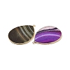 Natural Agate Pendants G-E526-01-M-3