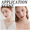 60Pcs 6 Styles Clear Glass Wish Bottle Pendants Set GLAA-SC0002-31-5
