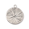 304 Stainless Steel Norse Valknut Rune Pendant STAS-E158-07AS-2