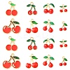 40Pcs 8 Styles Alloy Enamel Pendants ENAM-CJ0006-93-1