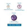 12 Strands 12 Styles Baking Paint Pearlized Glass Pearl Round Bead Strands HY-CW0001-03B-8