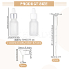 12 Sets 2 Styles Glass Dropper Bottles MRMJ-OC0003-96-2