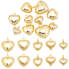 10Pcs 5 Styles Brass Pendants KK-BBC0022-65-1