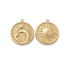 304 Stainless Steel Pendants STAS-L022-498G-1