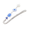 Tibetan Style Alloy Hook Bookmarks AJEW-JK00224-4