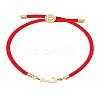 1Pc Adjustable Nylon Cord Slider Bracelets for Women BJEW-LP0001-32J-02-1