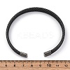 316 Surgical Stainless Steel Cuff Bangles for Men BJEW-P319-05B-B-3