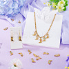 12Pcs 304 Stainless Steel Enamel Pendants STAS-TA0005-75B-7