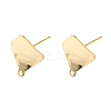 Brass Stud Earring Findings KK-D504-05G-1