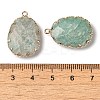 Natural Amazonite Faceted Pendants G-Q169-01G-02-3