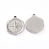Non-Tarnish 304 Stainless Steel Pendants LS-X-STAS-G242-19P-2